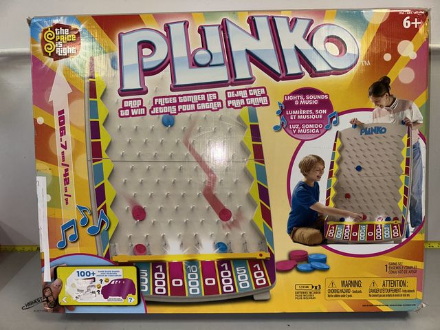 Lot 91-8425 - New PLINKO THE PRICE IS RIGHT GAME - LIGHTS, SOUND &amp; MUSIC