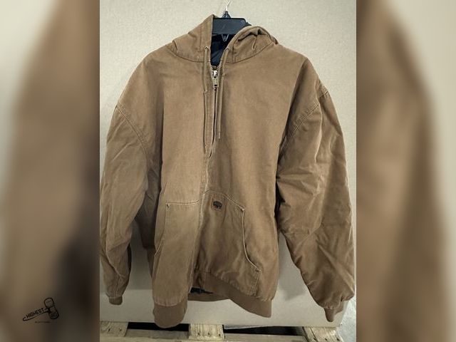 Lot 91-7740 - BUFFALO HEAVY DUTY WORK COAT SIZE XL WITH HOOD