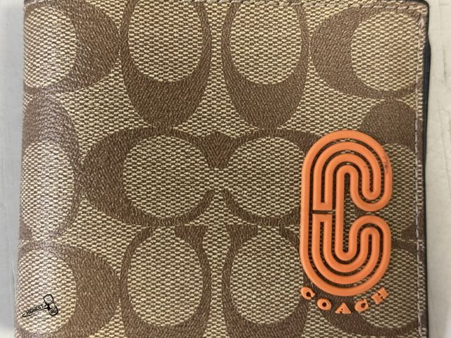 Lot 91-9614 - MSRP $178.00 NEW COACH WALLET QB/TAN ADMIRAL MULTI