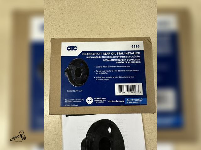 Lot 91-7168 - CRANKSHAFT REAR OIL SEAL INSTALLER - SKU: 6895 - 5" X 7" X 5"