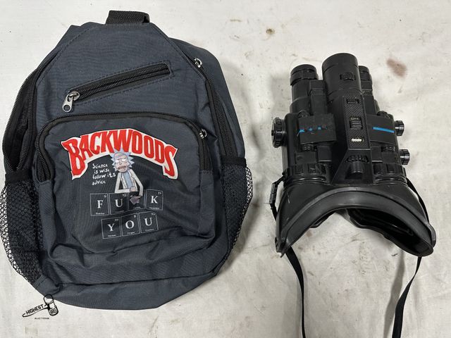 Lot 91-7758 - SPYNET NIGHT VISION GOOGLES &amp; BACKWOODS BAG