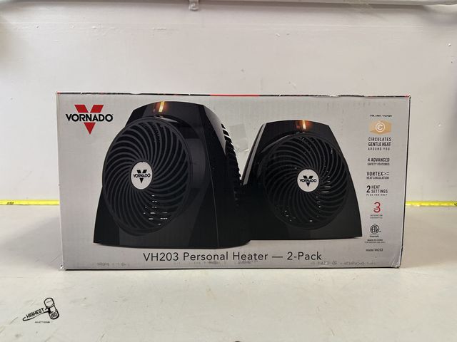 Lot 91-7188 - VORNADO VH203 PERSONAL HEATER 2 PACK