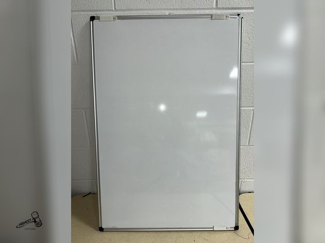 Lot 91-8407 - 2FT X 3FT DOUBLE SIDED WHITE DRY ERASE BOARD