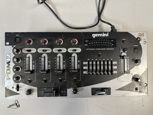 Lot 91-7959 - GEMINI PDM 12 STEREO PREAMP MIXER