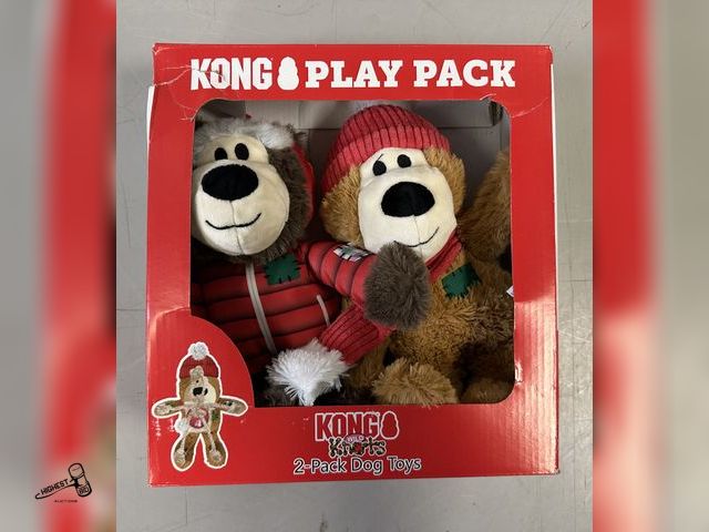 Lot 91-8863 - New KONG PLAY PACK - 2 PACK DOG TOYS