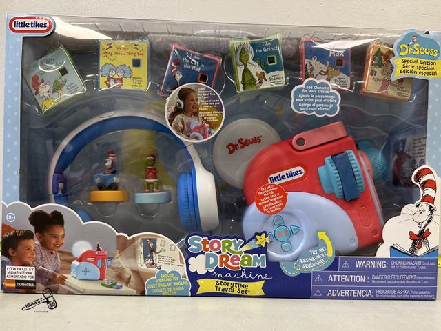 Lot 91-8616 - LITTLE TIKES DR. SEUSS SPECIAL EDITION - STORY DREAM MACHINE - NIGHTLIGHT WITH 5 SLEEPY SOUNDS