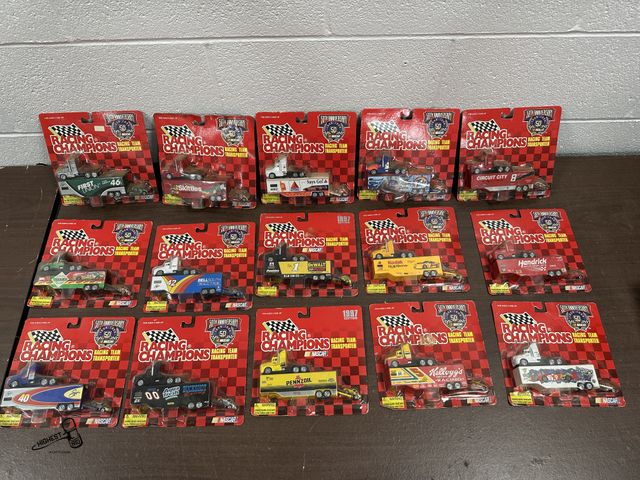 Lot 91-6613 - 15 NASCAR RACING CHAMPIONS 50TH ANNIVERSARY RACING TEAM TRANSPORTERS - CIRCUT CITY RACING, HENDRICK ...