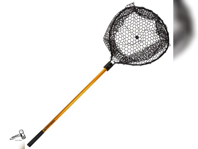 Lot 91-9487 - New Wakeman 56-Inch Retractable Fishing Net with Telescopic Pole (Gold)