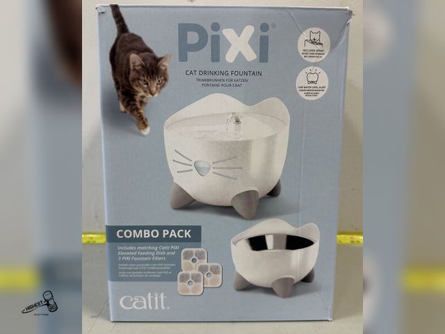 Lot 91-8948 - New PIXI CAT DRINKING FOUNTAIN - CATIT SERVING KINGS AND QUEENS