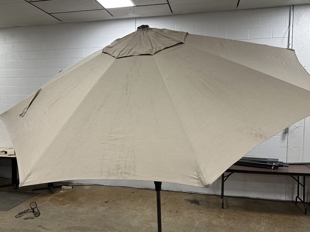 Lot 91-9489 - SUNVILLA 10FT MARKET UMBRELLA KHAKI IN COLOR