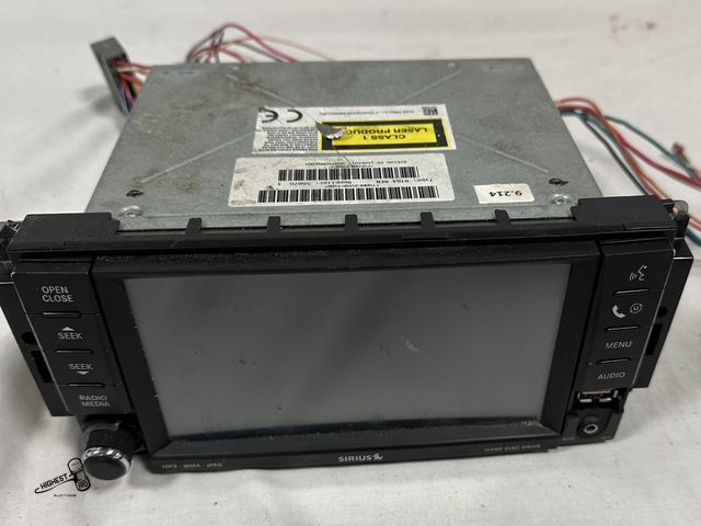 Lot 91-7587 - SIRIUS CAR STEREO - DVD PLAYER - USB - MP3 - WMA - JPEG - HANDS FREE CALLING