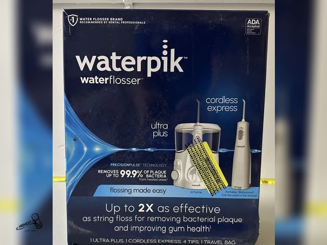 Lot 91-9533 - New MSRP $ 79.93 WATERPIK WATER FLOSSER ULTRA PLUS &amp; CORDLESS EXPRESS