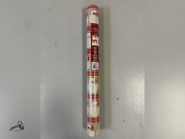 Lot 91-7252 - New KIRKLAND SIGNATURE WRAPPING PAPER COUNTER ROLL - DOUBLE SIDED - 270 SQUARE FEET PER ROLL - 2 DES...