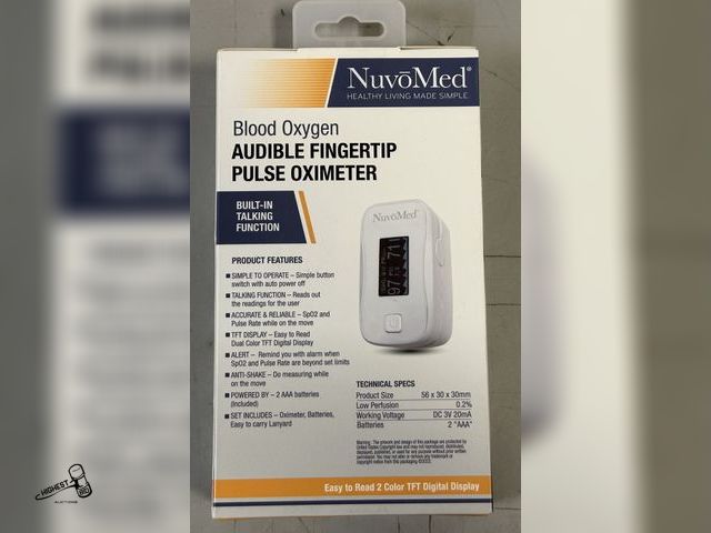 Lot 91-9648 - New  IN BOX NUVOMED PULSE OXIMETER