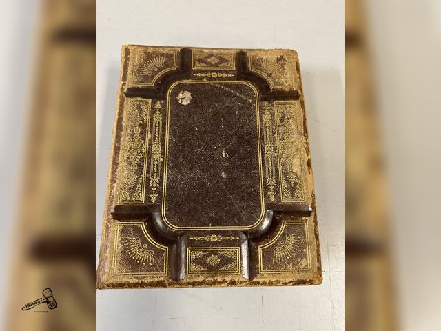 Lot 91-7994 - ANTIQUE BIBLE GIFTED IN 1869