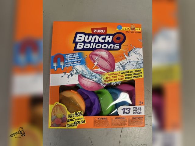 Lot 91-6338 - ZURU BUNCH O BALLOOMS REUSABLE WATER BALLOONS - PACK CONTAINS 13 BALLOONS - MAGNA SEAL TECHNOLOGY - ...