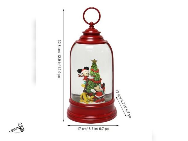 Lot 91-10546 - Holiday Lantern - Mickey, Minnie and Pluto Tree Decorating