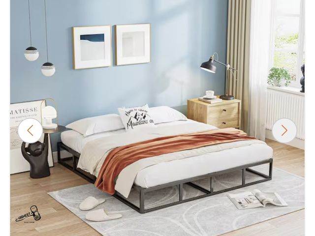 Lot 91-9427 - New FULL SIZE METAL BOX SPRING WITH COVER NEW IN BOX