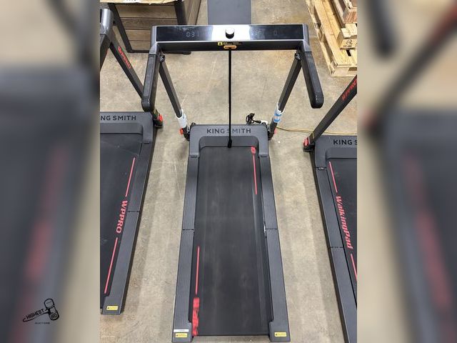 Lot 91-8018 - KINGSMITH WALKINGPAD PRO TREADMILL - DOUBLE FOLD AMD STOW TECH - 18" X 48" TREAD BELT 0-7.5 MPH - CO...