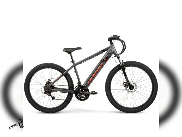 Lot 91-9505 - New MSRP $ 648.99 Huffy 27.5" Vertis 36V Electric Mountain Bike, Fits Riders 60"+, Gray, Adult, Unis...