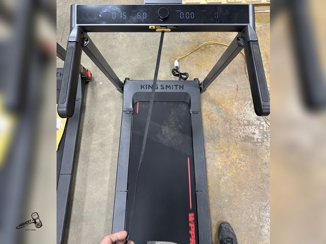 Lot 91-8019 - KINGSMITH WALKINGPAD PRO TREADMILL - DOUBLE FOLD AND STOW TECH - 18" X 48" TREAD BELT - MISSING POWE...