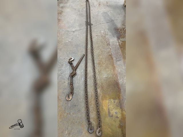 Lot 91-7065 - 19' HEAVY DUTY STEEL CHAIN AND CHAIN BINDER