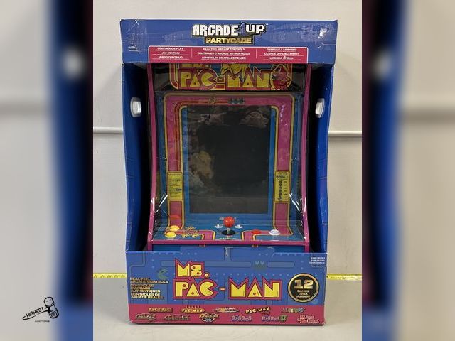 Lot 91-8802 - New MS. PAC-MAN - MOUNTS TO A WALL OR DESK MOUNT - 12 GAMES INCLUDED - MS. PAC-MAN, PAC-MAN PLUS, SU...