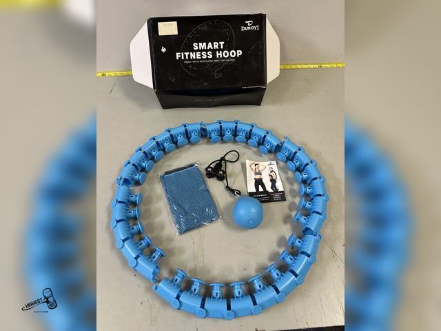 Lot 91-7095 - DUMOYI SMART FITNESS HOOP - HAVE FUN WORKING OUT - USING FOR 30 MINS BURNS ABOUT 800 CALORIES