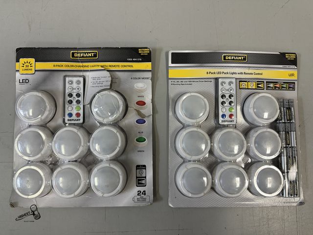 Lot 91-7969 - DEFIANT COLOR CHANGING LIGHTS WITH REMOTE CONTROL