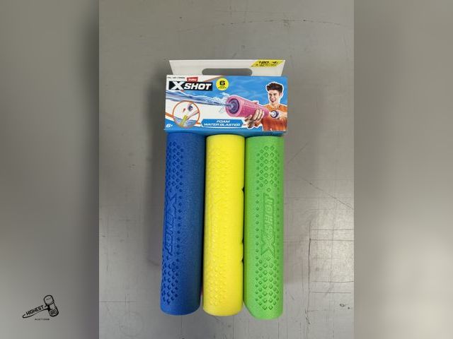 Lot 91-6346 - X SHOT FOAM WATER BLASTER 6 PACK - RAPID FILL - WATER BLASTING ACTION - FOAM BLASTER - 6 PACK