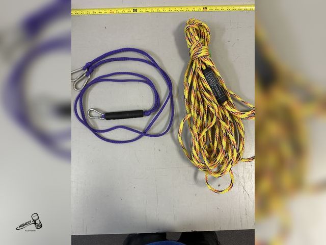 Lot 91-6616 - 60FT TOW ROPE AND A TOW HARNESS MADE BY ACCURATE