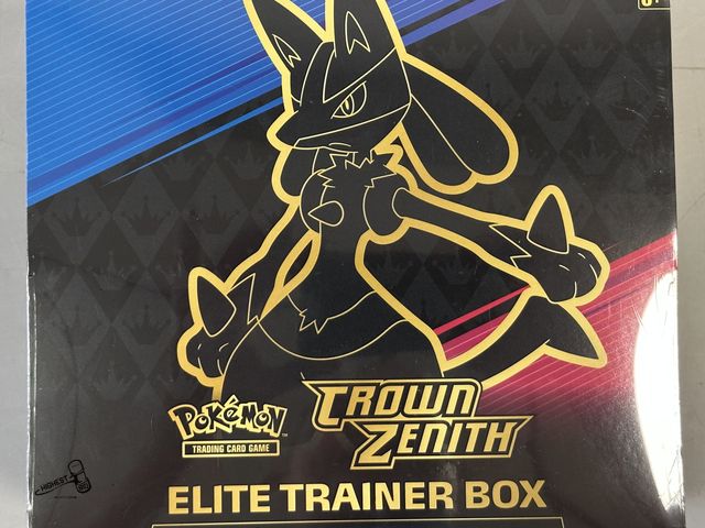 Lot 91-9579 - New SEALED IN BOX CROWN ZENITH POKEMON ELITE TRAINER BOX 2023
