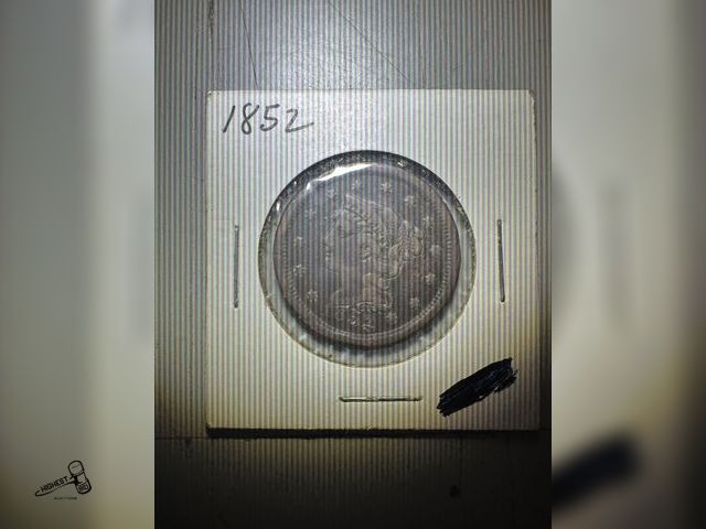 Lot 91-7974 - 1852 ONE CENT WEIGHT PENNY IN SLEEVE