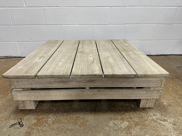 Lot 91-10421 - OUTDOOR FURNITURE TABLE 36" X 36" X 10.5" TALL - COULD BE USED INDOORS AS WELL