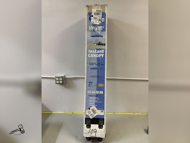 Lot 91-8303 - 10FT X 10FT INSTANT CANOPY &amp; CARRY CASE ON WHEELS - NEW IN BOX