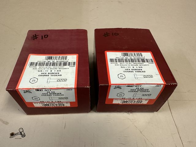 Lot 91-6300 - 5/8-11 X 1 3/4 BOLTS - TOTAL 50