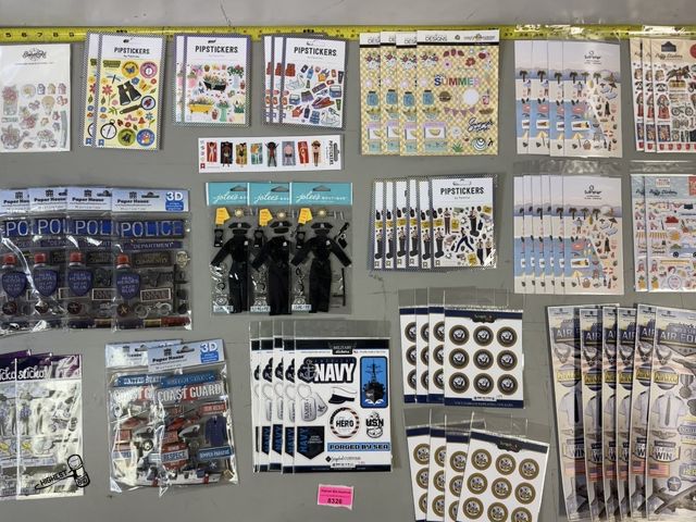 Lot 91-8326 - New SCRAP BOOK STICKERS - 66 NEW PACKAGES SOME 3D