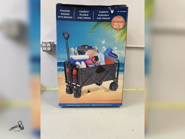 Lot 91-7380 - MAC SPORTS FOLDABLE WAGON WITH BRAKES IN BOX