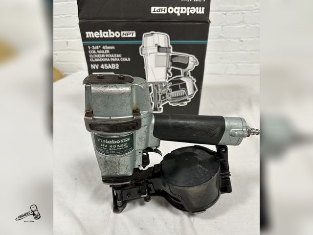 Lot 91-7601 - METABO HPT  NV 45AB2 1-3/4" 45MM COIL NAILER