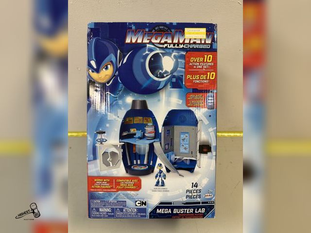 Lot 91-7963 - MEGA MAN FULLY CHARGED MEGA BUSTER LAB NEW IN BOX