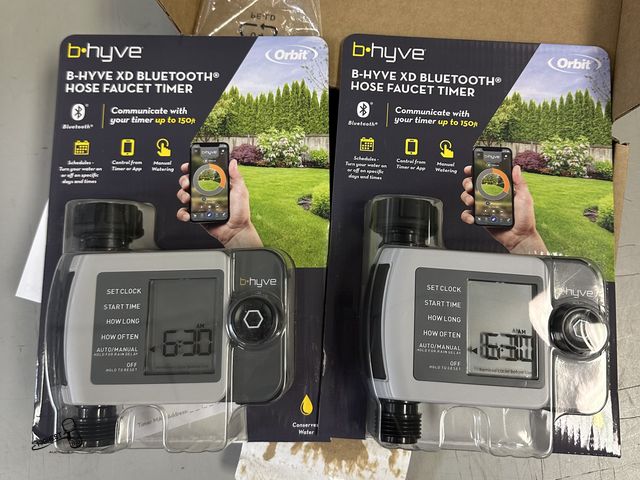Lot 91-6222 - ORBIT B-HYVE XD SMART 1-OUTLET WATERING TIMER WITH WI-FI HUB - EASY TO SET AND USE - OPERATE WITH A ...