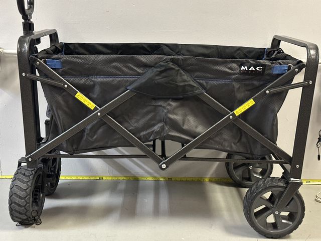 Lot 91-9303 - MAC SPORTS XL FOLDING WAGON WITH BRAKES GREAT FOR SCHOOL EVENTS, ZOO OR BEACH THIS SUMMER