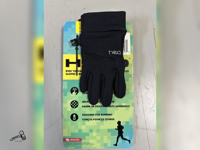 Lot 91-7315 - New HEAD - KIDS TOUCHSCREEN GLOVES - CHILD SIZE SMALL 4-6 - TOUCHSCREEN COMPATIBLE - HIGH GRIP SILIC...