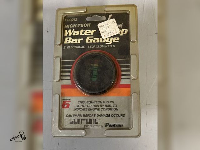 Lot 91-9315 - SUNTUNE HIGH-TECH WATER TEMP BAR GAUGE 2" ELECTRICAL