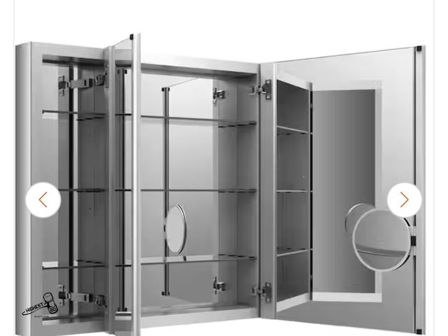 Lot 91-9039 - New MSRP$ 988.98 KOHLER - Verdera 40 in. W x 30 in. H Recessed Medicine Cabinet with Magnifying Mirr...