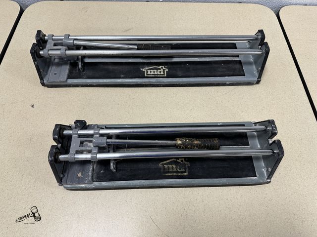 Lot 91-7105 - 2 M-D BUILDING PRODUCTS 14 AND 20 INCH ECONOMY TILE CUTTERS