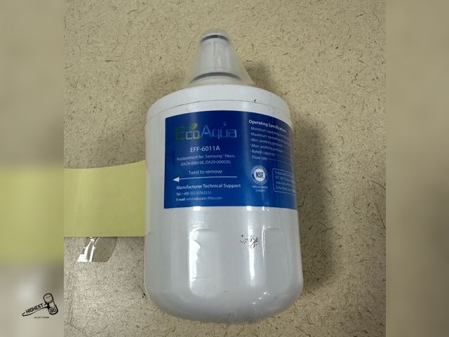 Lot 91-7149 - ECOAQUA REFRIGERATOR WATER FILTER - REMOVES VARIOUS IMPURITIES FOR IMPROVED WATER AND ICE QUALITY - ...