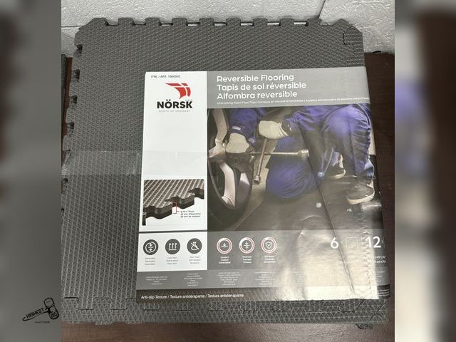 Lot 91-6564 - NORSK REVERSIBLE FOAM FLOORING - 24 SQFT FOAM MATS - 0.79 MAT THICKNESS - MOISTURE RESISTANT - ANTI ...