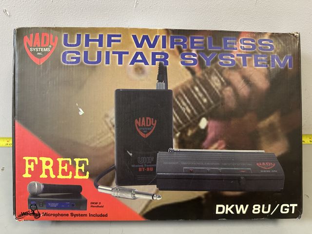 Lot 91-7971 - NADY SYSTEMS UHF WIRELESS GUITAR SYSTEM  COMES WITH WIRELESS MICROPHONE SYSTEM INCLUDED