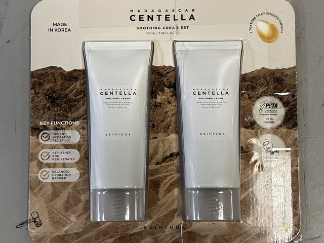 Lot 91-9287 - MADAGASCAR CENTELLA SOOTHING CREAM SET - OPEN PACKAGE